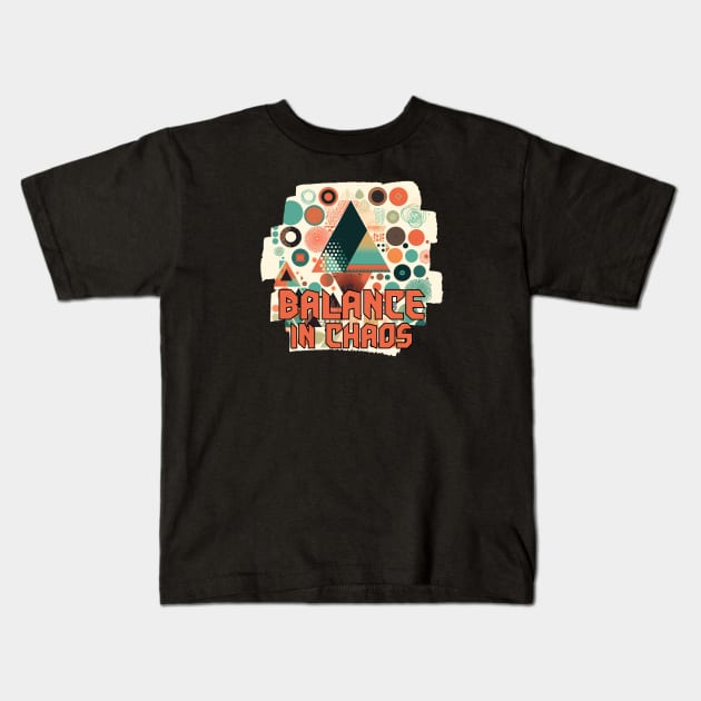 Balance in Chaos Kids T-Shirt by Pixy Official